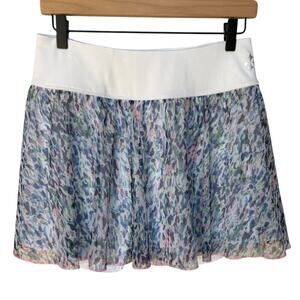 JoFit Floral Mesh Layered Athletic Skort Tennis Golf Pickleball size S